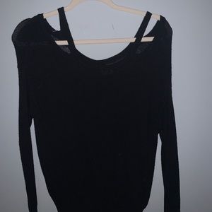 shoulder cut out sweater